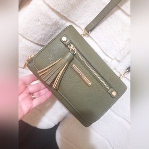 Poppy & Peonies Olive Frankie Wallet NEW